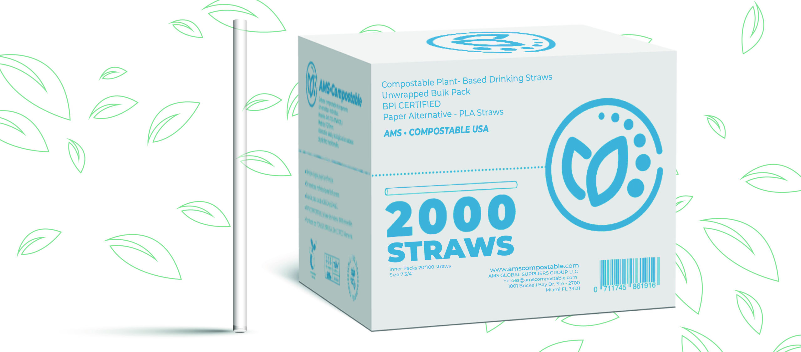 compostable plastic straws