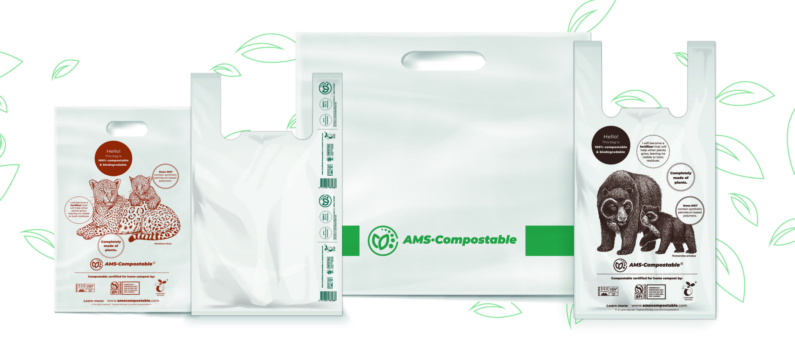 230 X 305 natural 40mu 40mm Bolsa De Correo compostamailer ™ compostables 